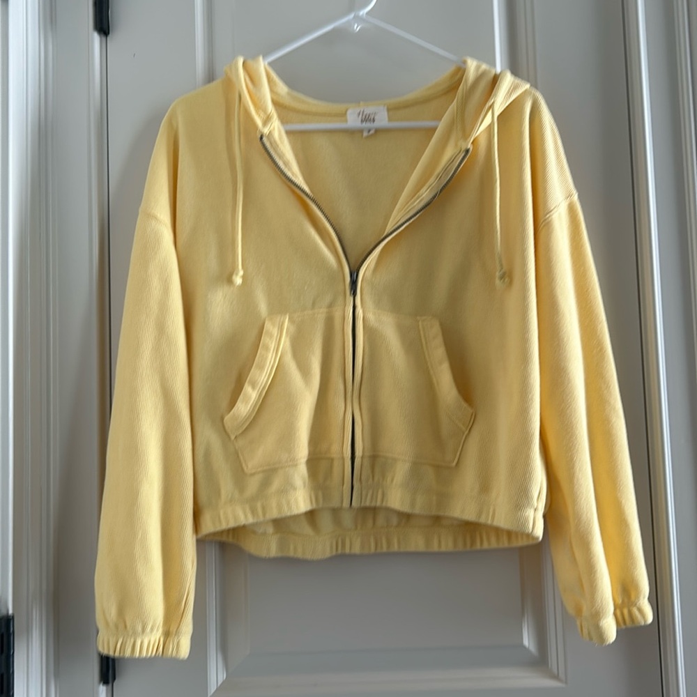 Yellow light weight jacket